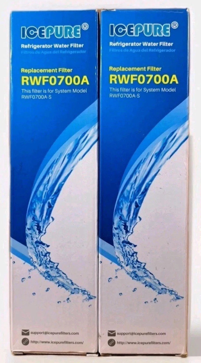 NEW! 2 PACK IcePure RWF0700A Water Filter for DA29-00020B HAF-CIN/EXP RF28HFE