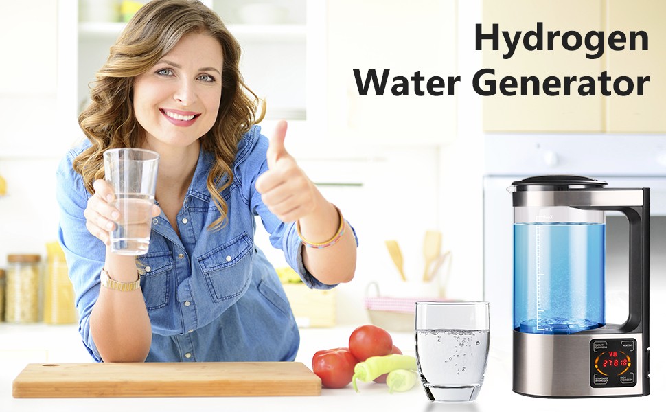 Hydrogen Water Kettle Electric Rich Hydrogen Ionizer Generator 2L Large Capacity