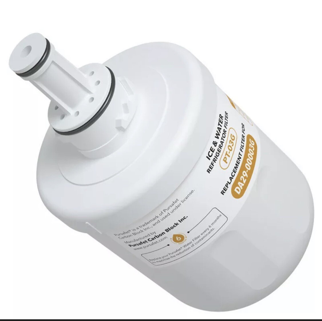 1pcs Pursafet Replacement Samsung DA29-00003G AquaPure Refrigerator Water Filter