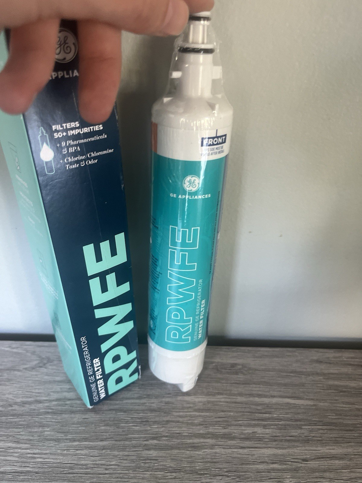 GE RPWFE Refrigerator Water Filter Genuine GE Appliances Replacement Cartridge
