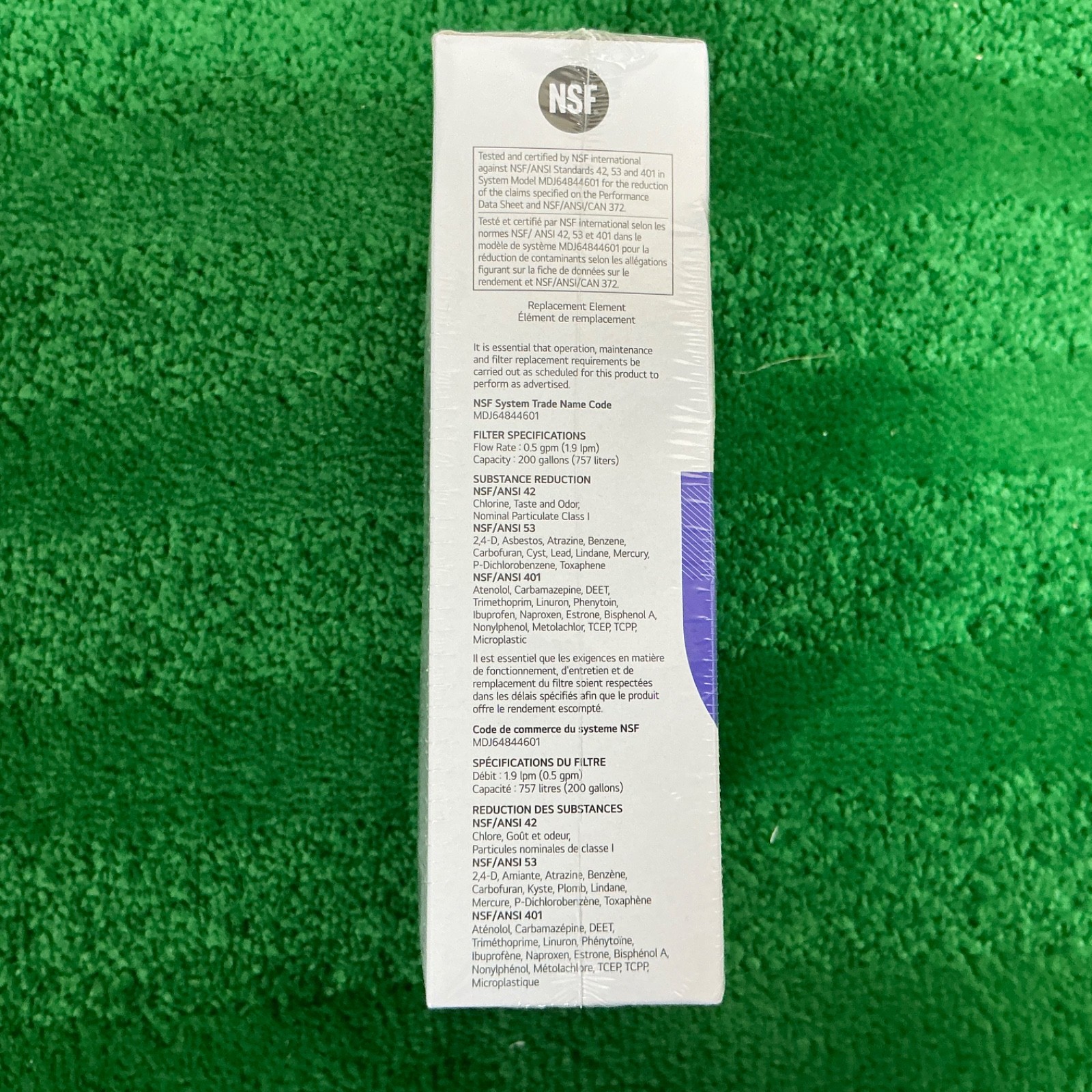2 Pack – LG LT1000P2 Refresh Refrigerator Ice Water Filter Open Box, READ DESC.