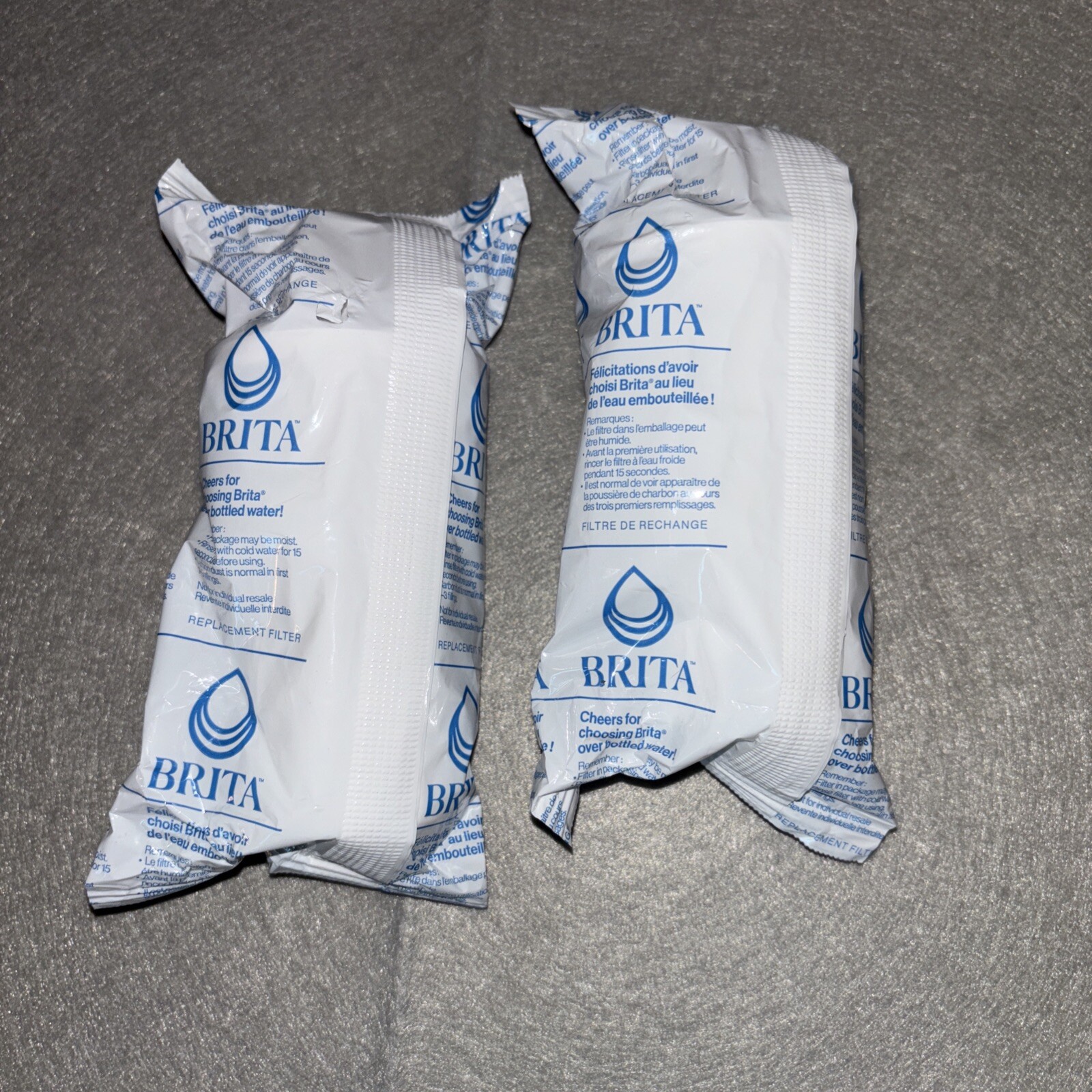 NEW Brita Water Filter Pitcher Advanced Replacement Filters 2 Count Pack