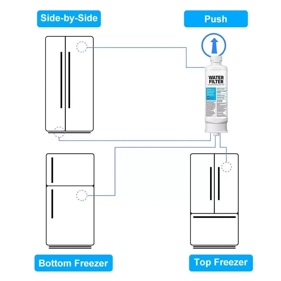 NEW 1 PACK Genuine Samsung DA97-17376B HAF-QIN/EXP REFRIGERATOR Water Filter
