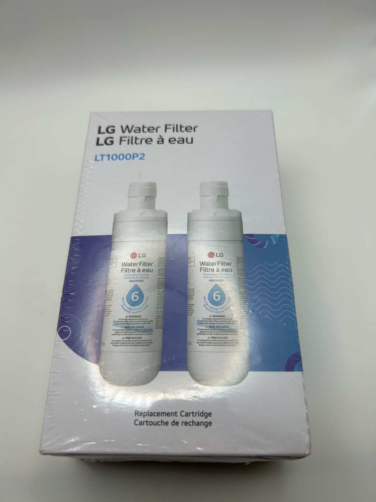 LG LT1000P2 6-Month / 200 Gallon Refrigerator Replacement Water Filter (2 PACK)