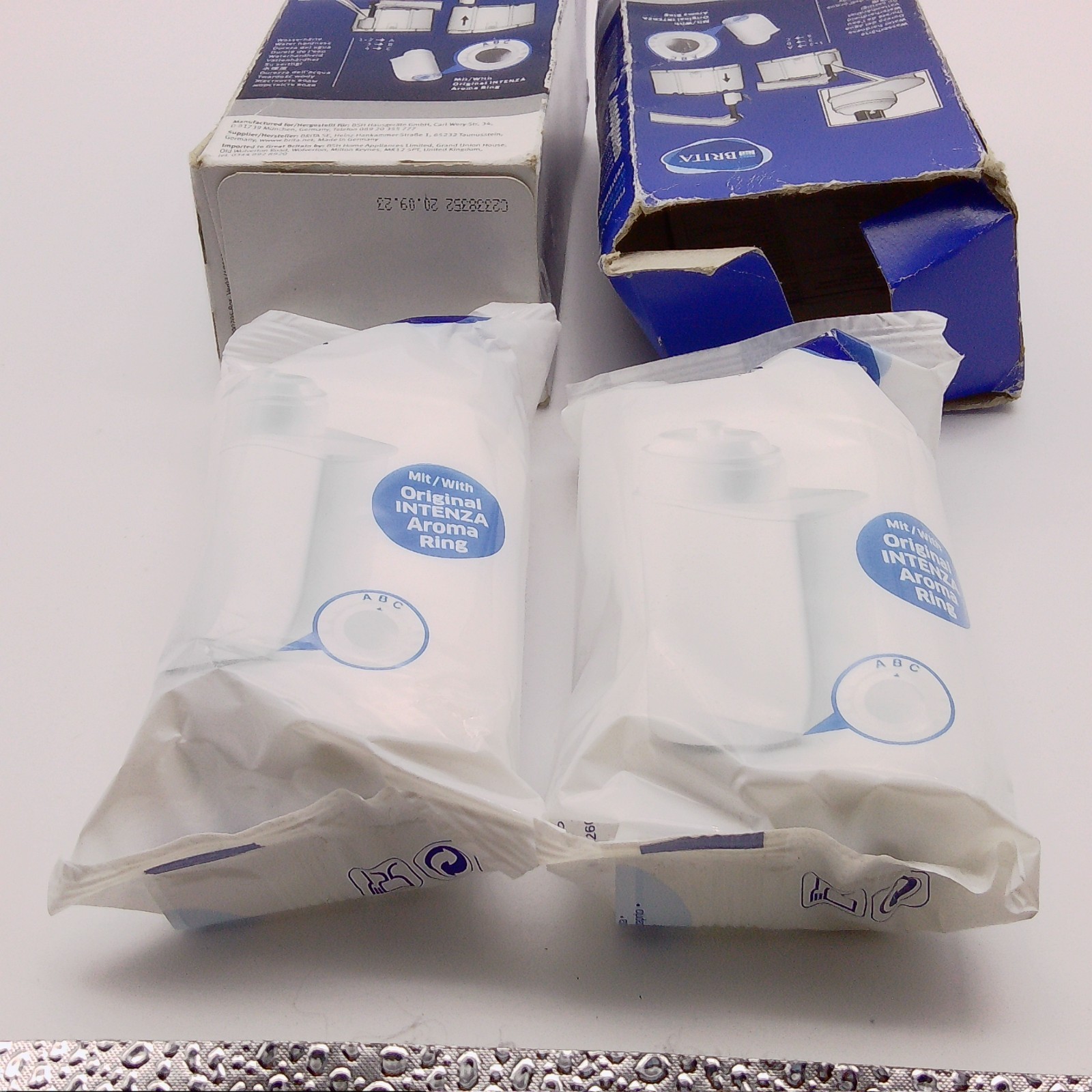 2 PK Genuine Brita Intenza Water Filter Siemens Bosch Neff Gaggenau TZ70003