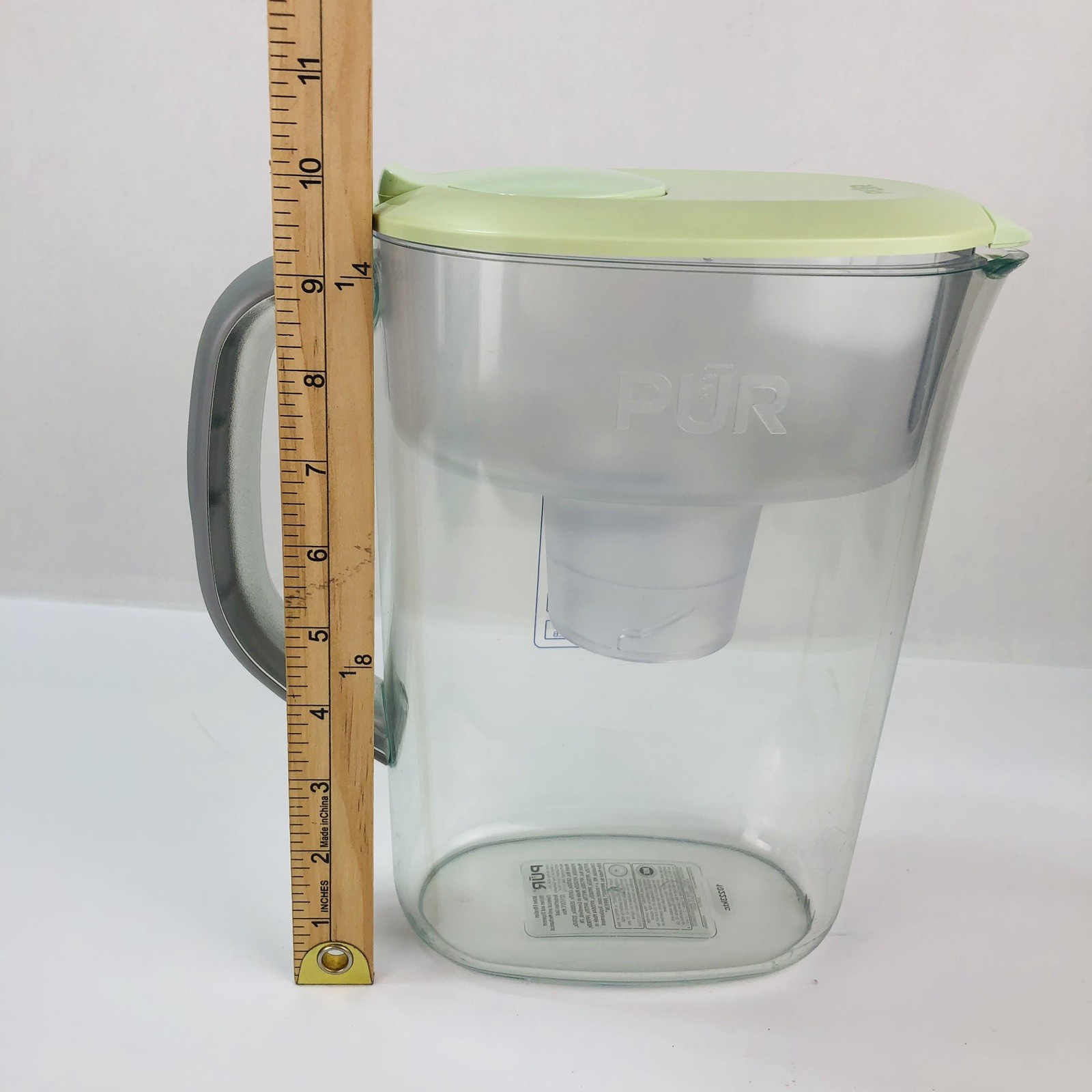PUR PLUS 7-Cup Lead Reducing Water Filter Pitcher Green w/ 2 New Sealed Filters