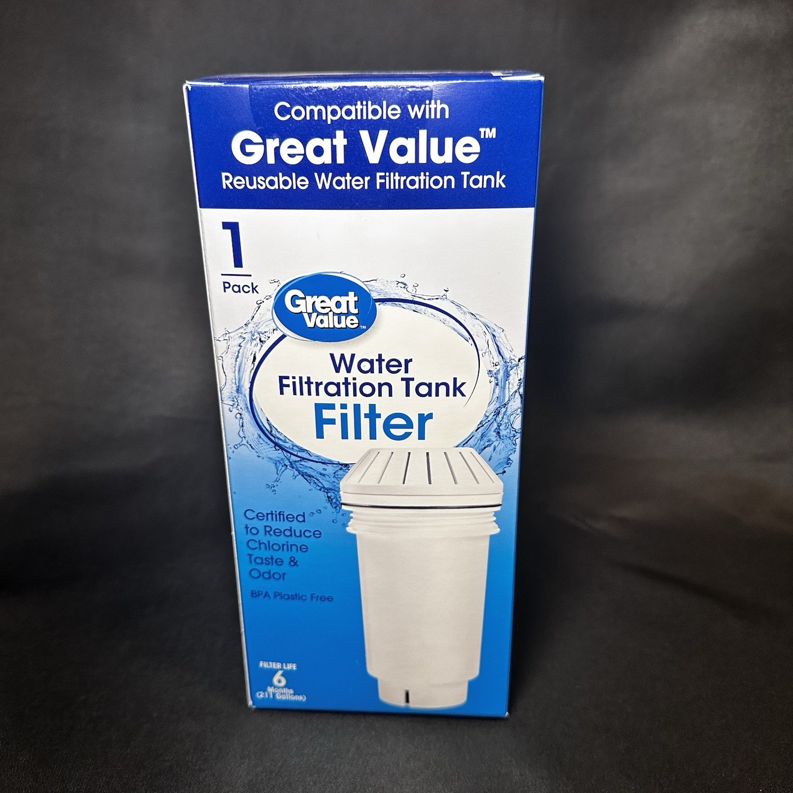 Great Value Water Filtration Tank Filter Compatible W/Vitapur GWF8 New Sealed