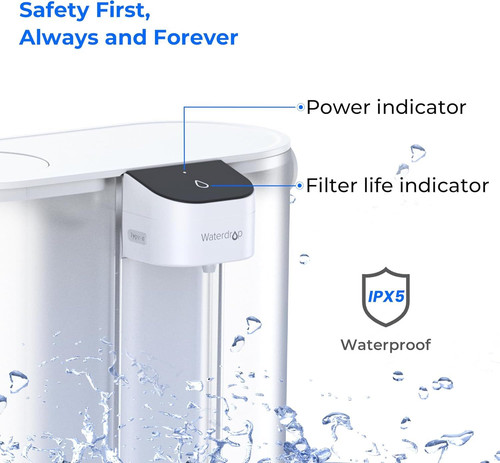 Reverse Osmosis Water Filter Countertop, RO Filtration System, 3:1 Pure to Drain