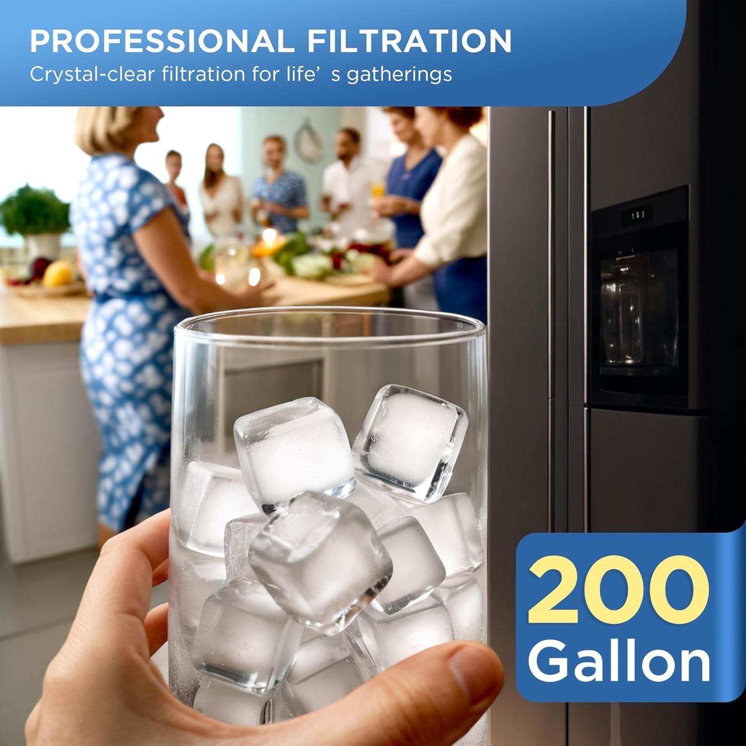3 Refrigerator Water Filter, NSF 42 Certified, Replacement for LG Fridge Filters