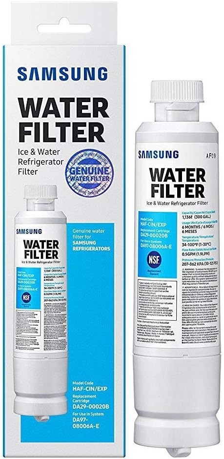 New 2 PACK Genuine Samsung DA29-00020B HAF-CIN/EXP Refrigerator Water Filter US