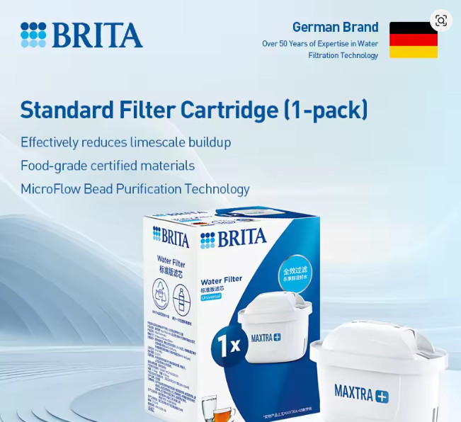 Brita Maxtra Water Filter Cartridge 1 Pcs Kettle Activated Carbon Purifier Filte