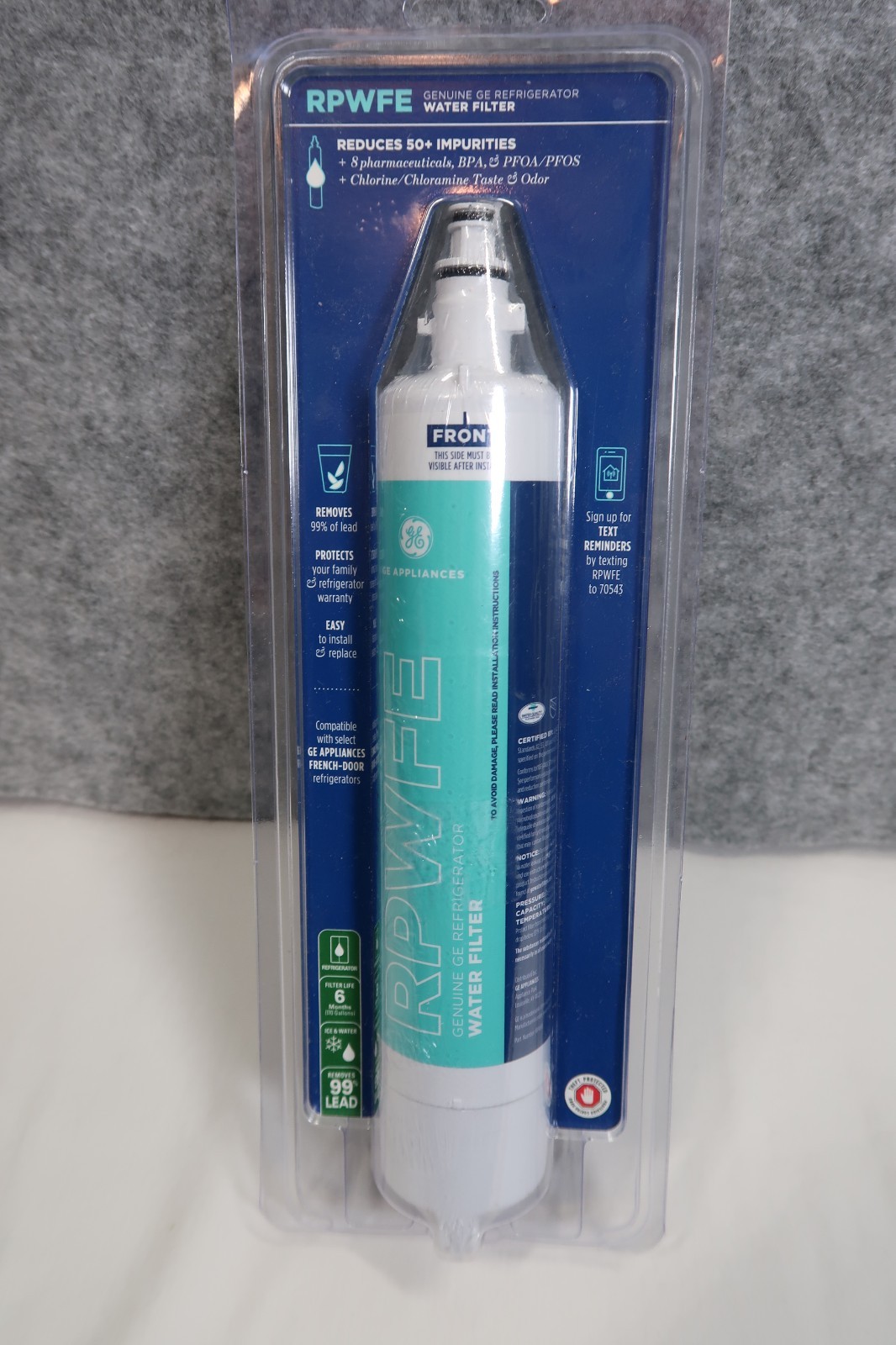 GE RPWFE Genuine Refrigerator Water Filter (WITH CHIP) New Sealed Filter