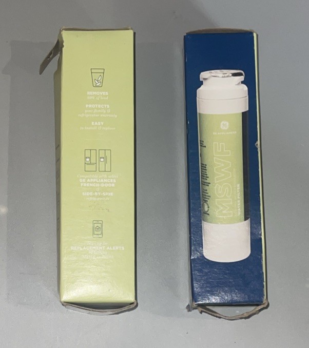 Genuine GE MSWF SmartWater Refrigerator Replacement Water Filter (LOT OF 2) .