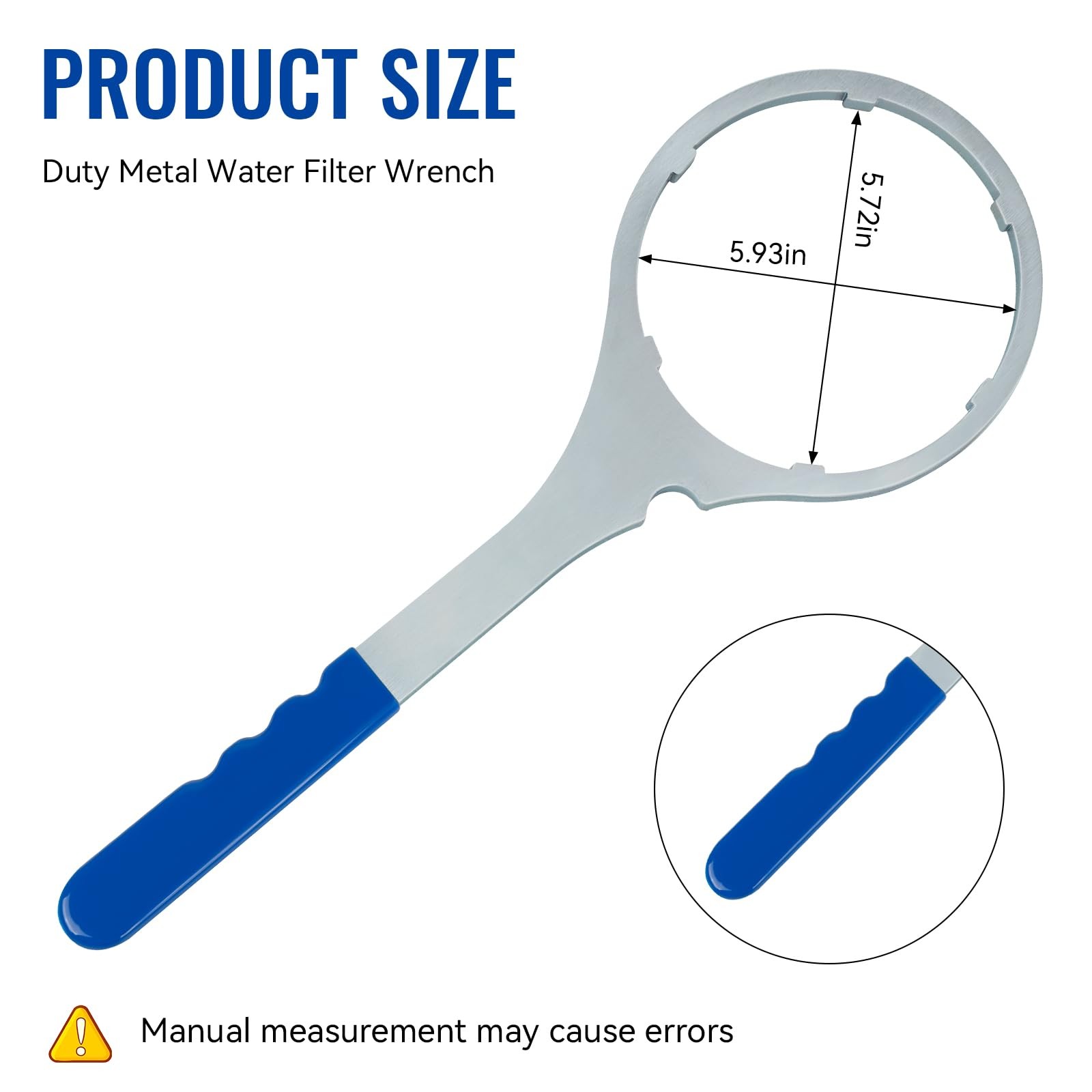 SPBW5 Heavy Duty Water Filter Housing Wrench, 5.93 In ID Water Filter Wrench …