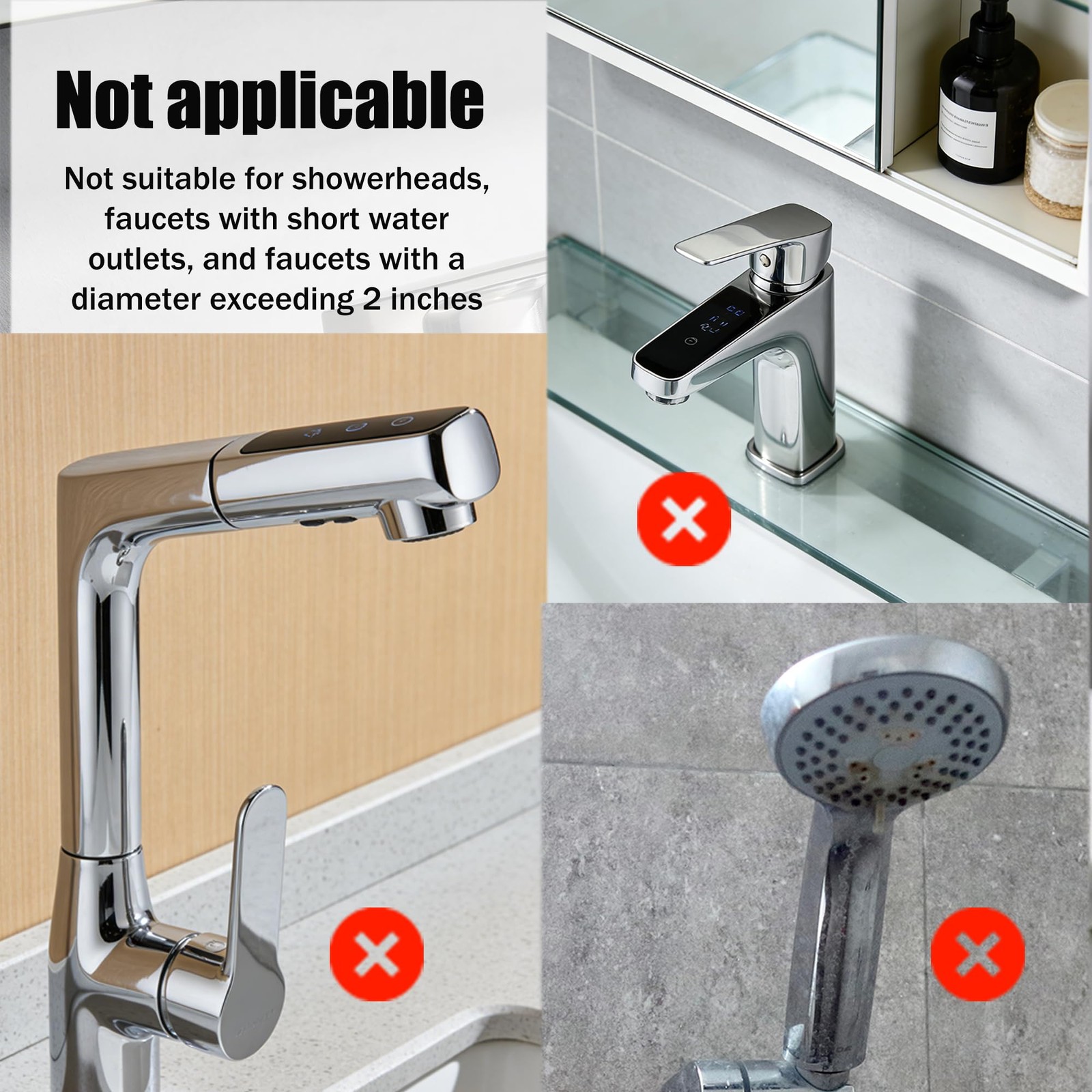 Faucet Descaling Cap for Limescale Removal – Reusable Silicone Cover Gadget T…