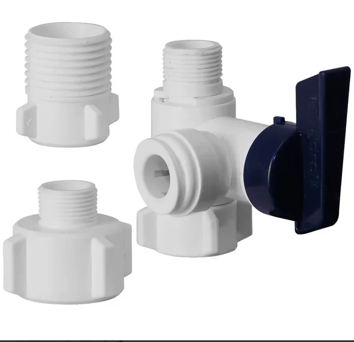 Under Sink Feed Water Adapter 1/4″ x 3/8″ or 1/2″ – RO System Connector