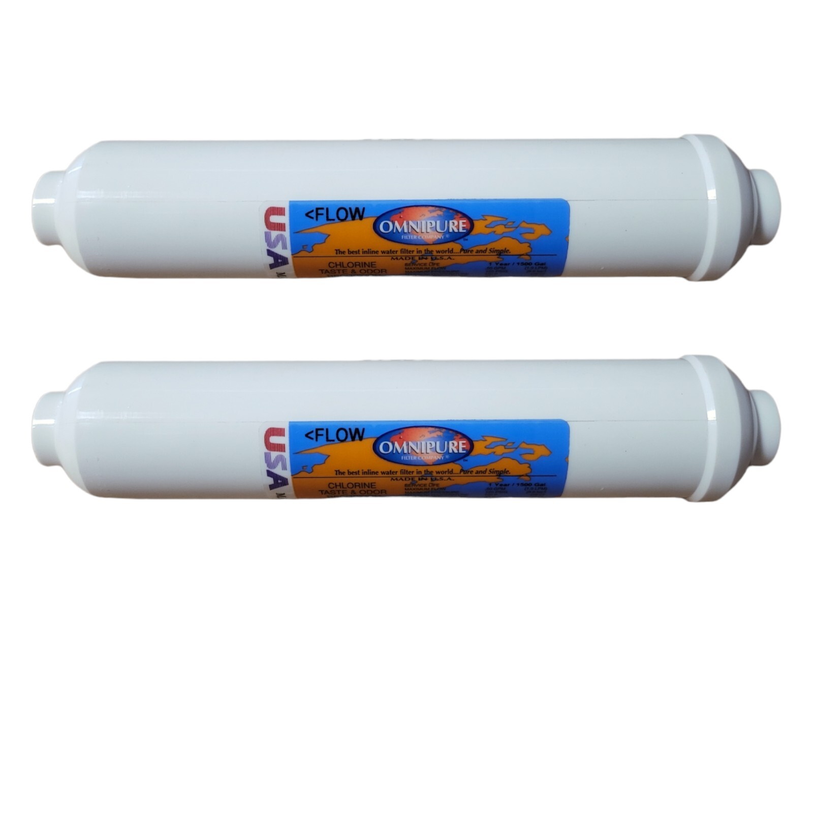 Omnipure CL10ROT33-B Inline Filter GAC T33 – (Package of 2)