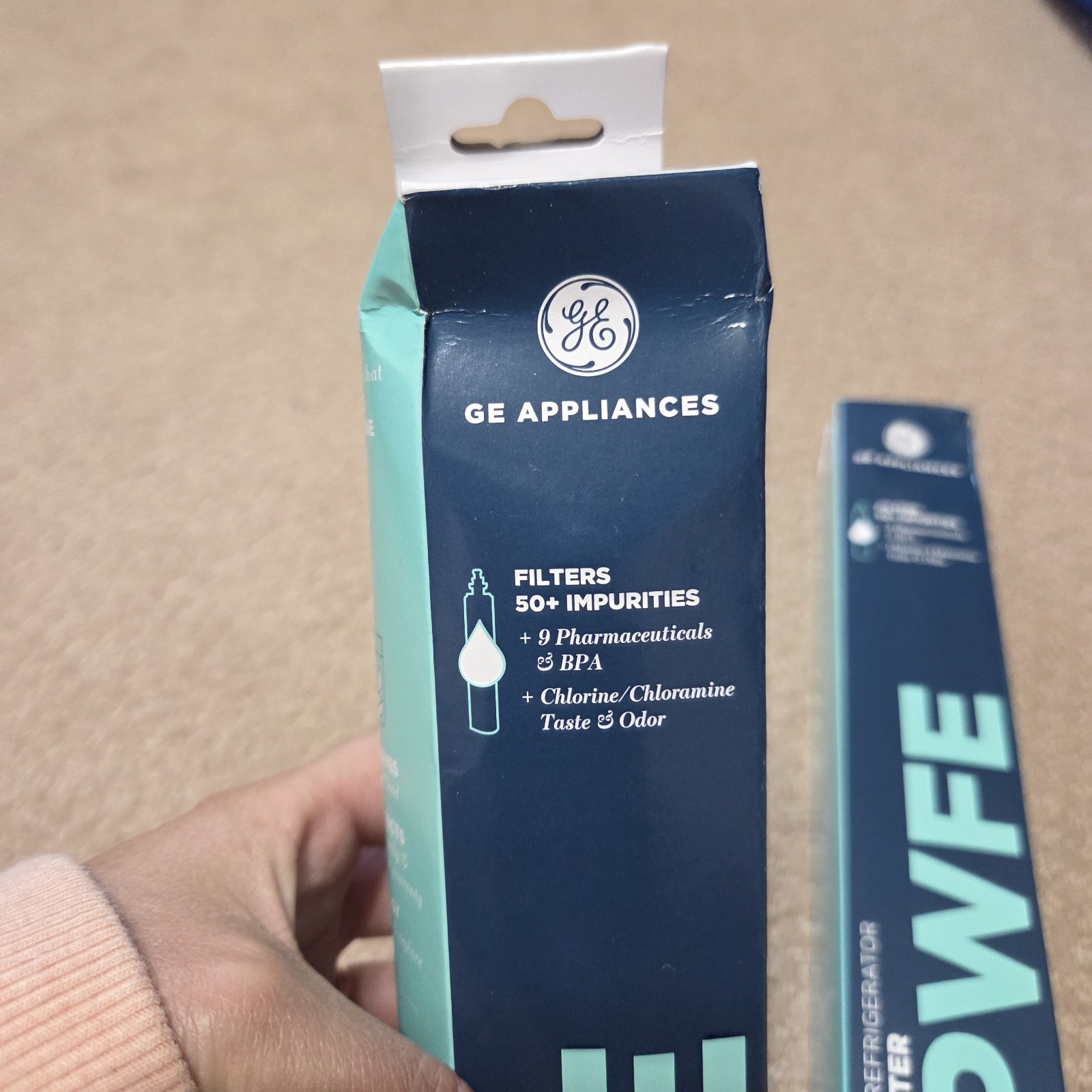 GE Appliance RPWFE Refrigerator Water Filter Genuine OEM New Lot Of 2