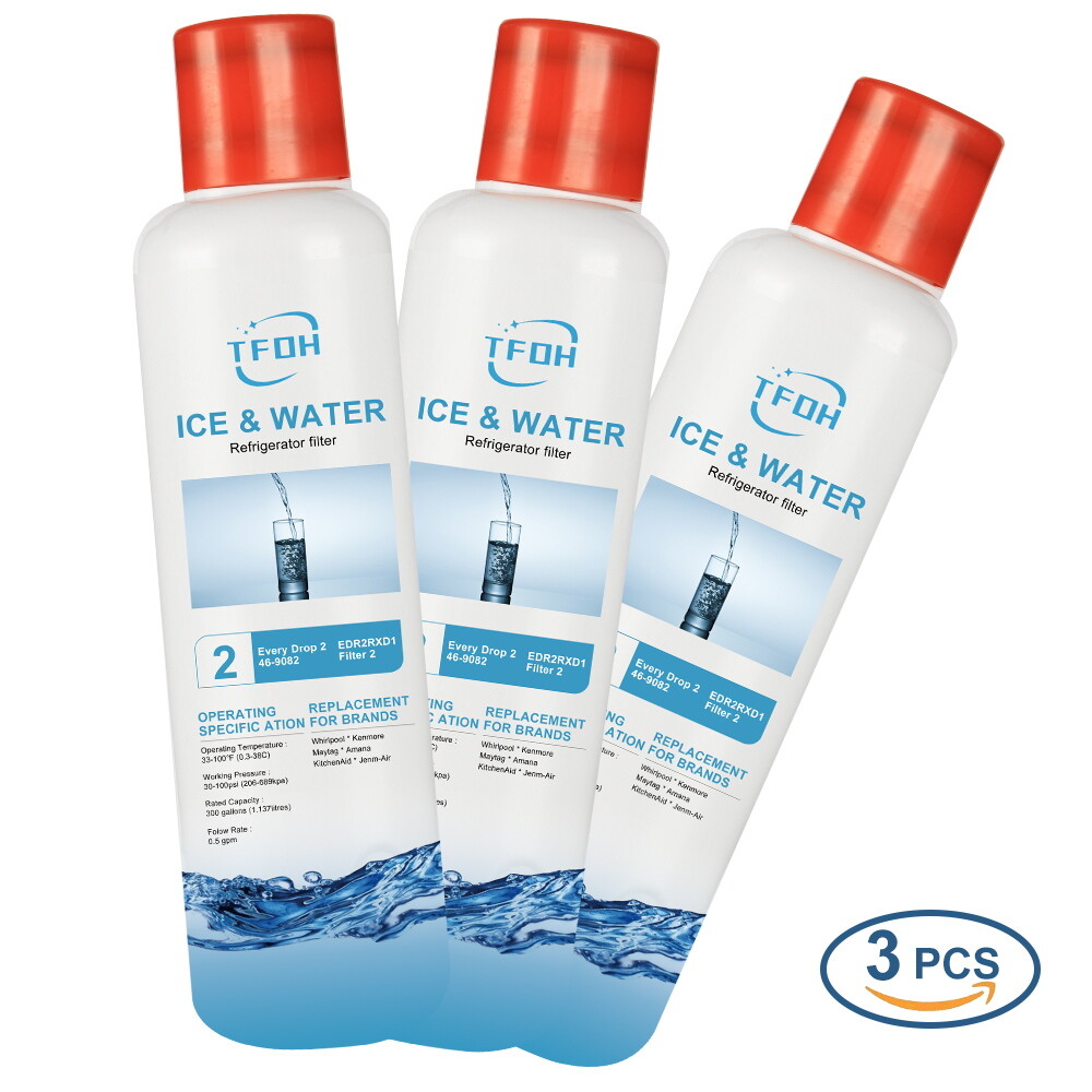 3 Pack Kenmore 9082 Replacement Refrigerator Water Filter for 469082 9903 USA