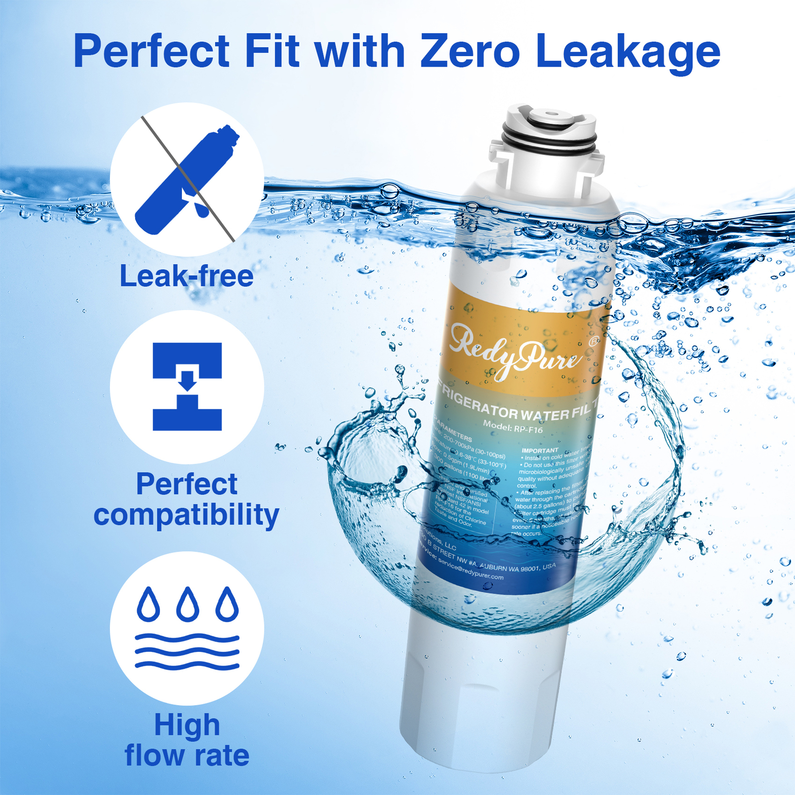 3 Pack Replacement For Samsung DA29-00020B HAF-CIN Refrigerator Water Filter