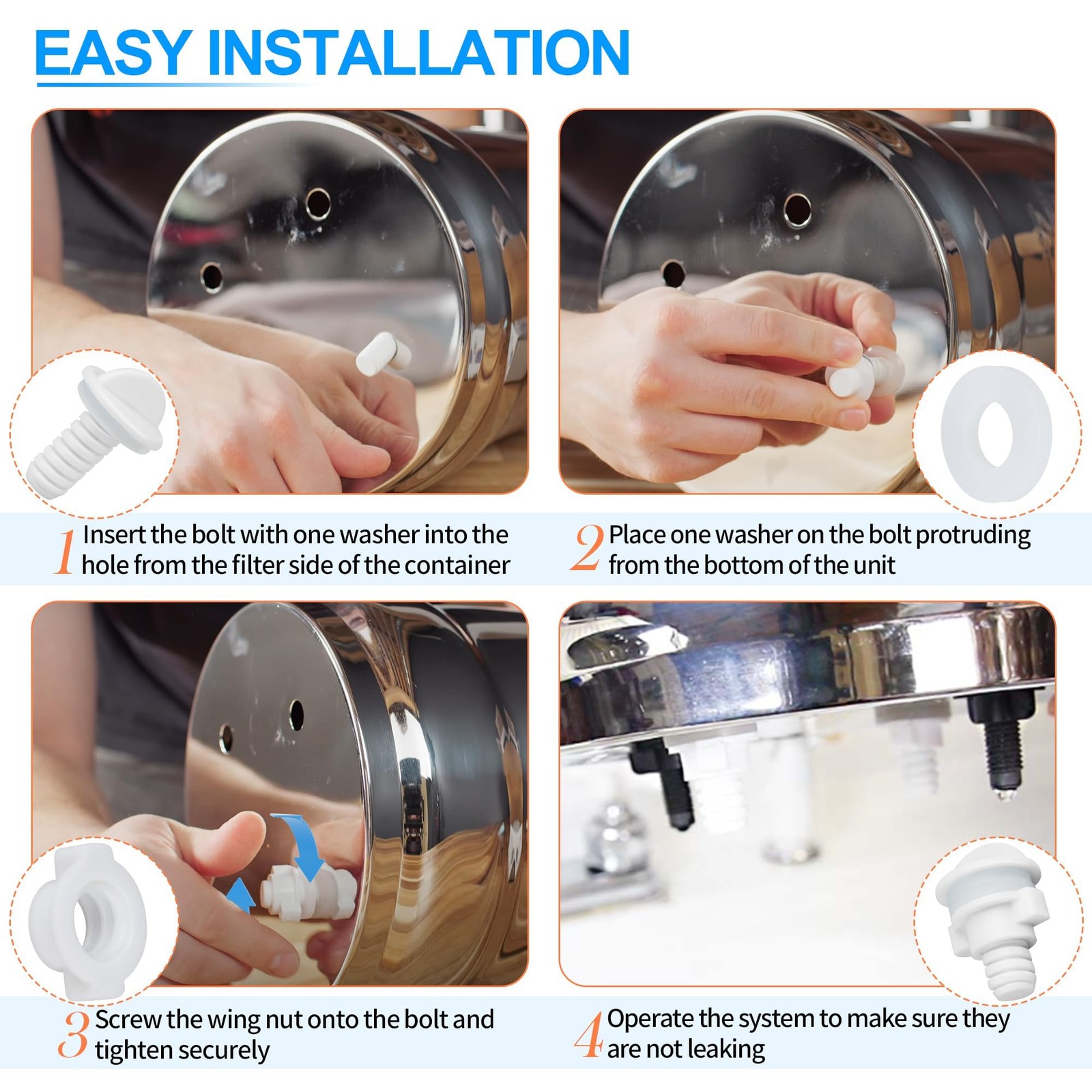 Water Filter Hole Plugs, Hole Blockers for All Gravity-Fed Water Filtration S…