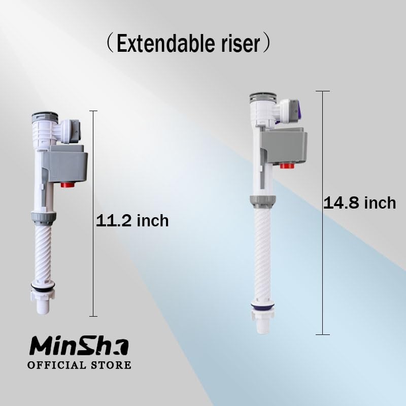 1 PCS Universal Toilet Fill Valve 400H Adjustable Water Control AntiLeak