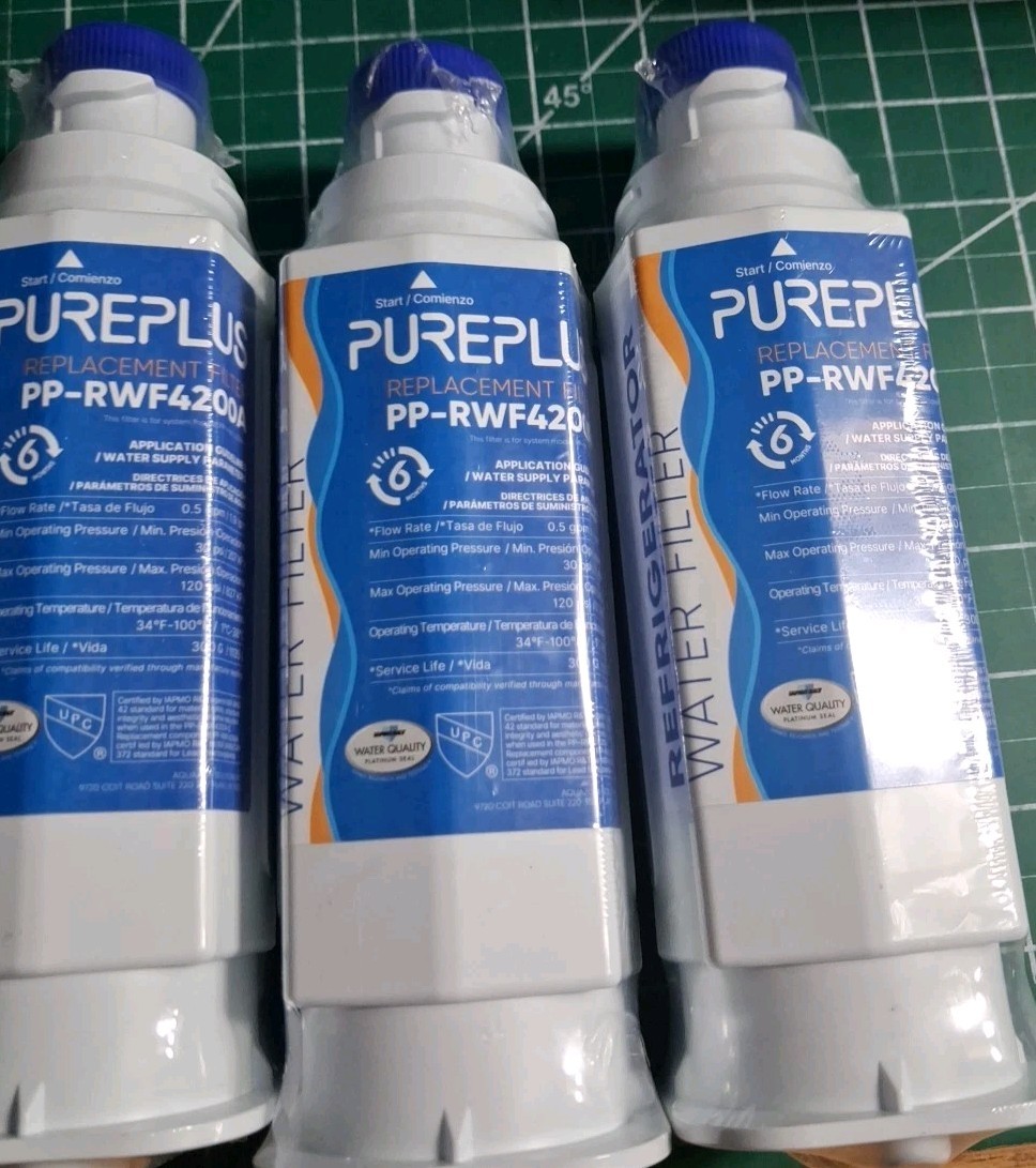 3 PACK PUREPLUS DA97-17376B Replacement for Samsung HAF-QIN DA97-08006C RWF4200A