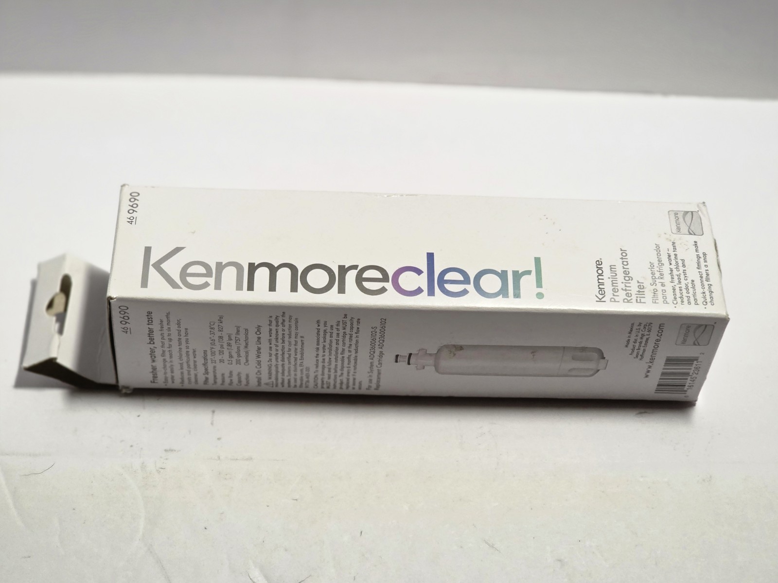 Kenmore 9990 Water Filter For Aqua Optima Evolve – White