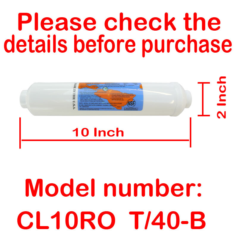 8 Pcs Omnipure T40 Post Coconut Carbon Filter 10X2″ RO REVERSE OSMOSIS Water