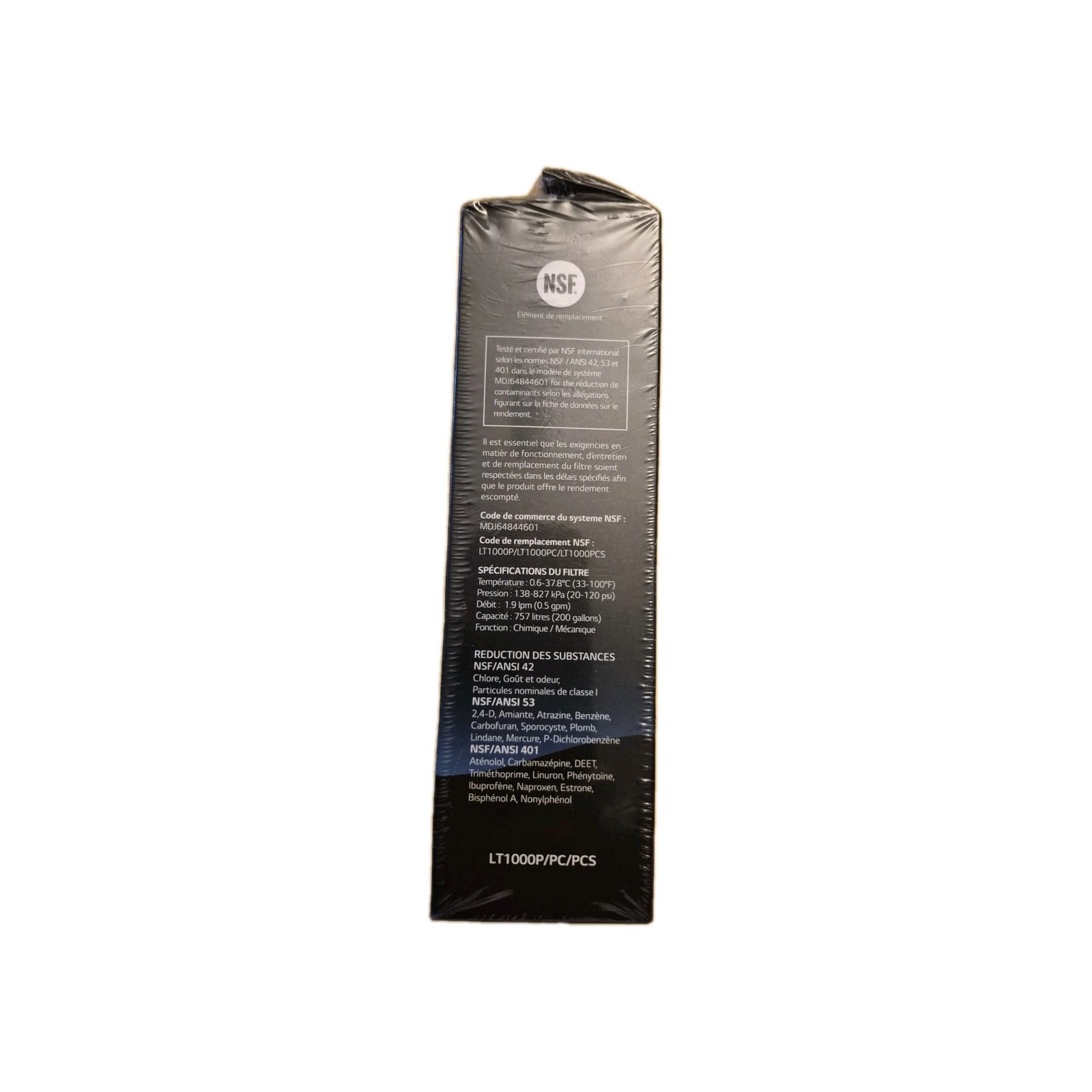 LG LT1000P/PC/PCS Refrigerator Water Filter Replacement