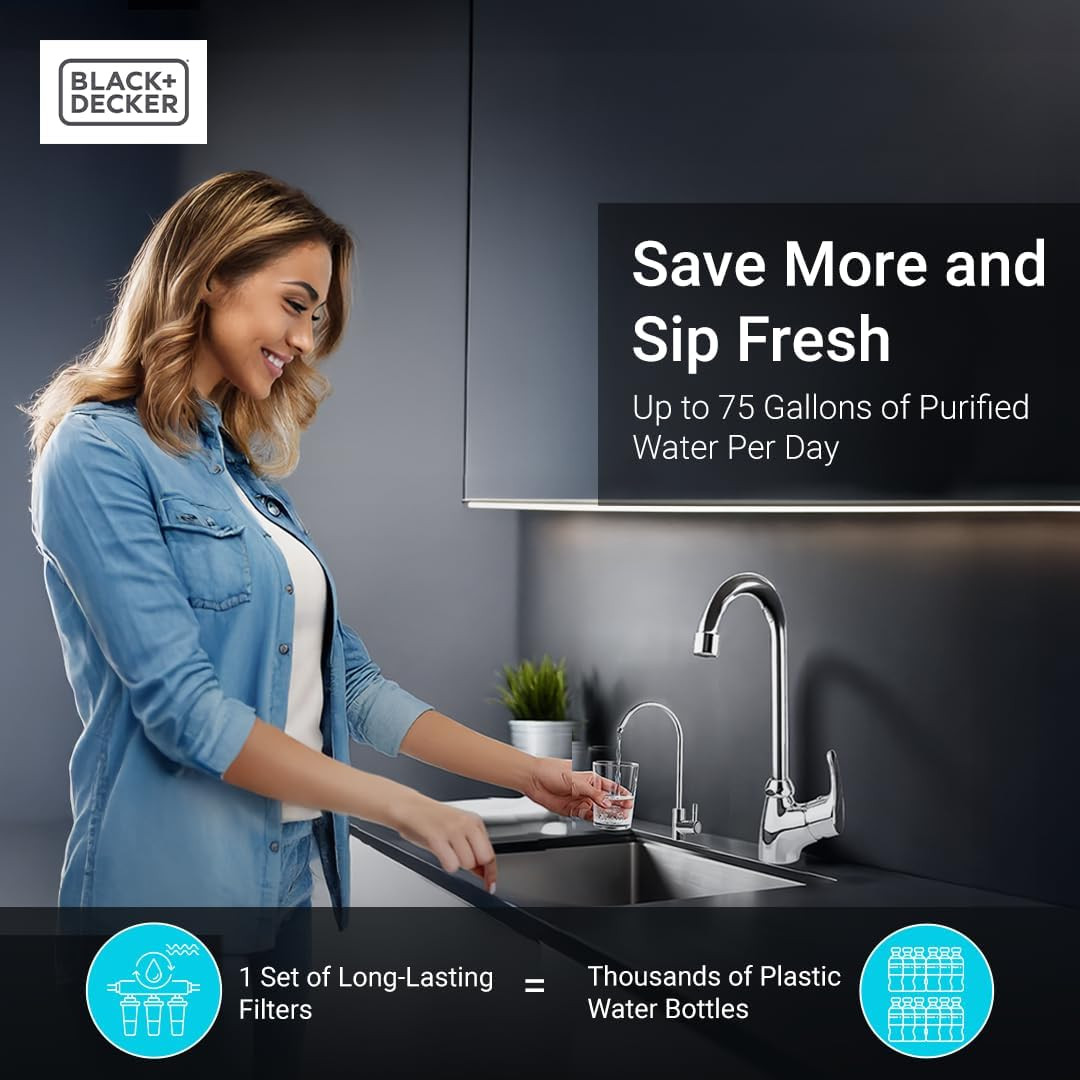 Alkaline 6-Stage RO Water Filter – Reduces PFAS, NSF/ANSI 58 Certified