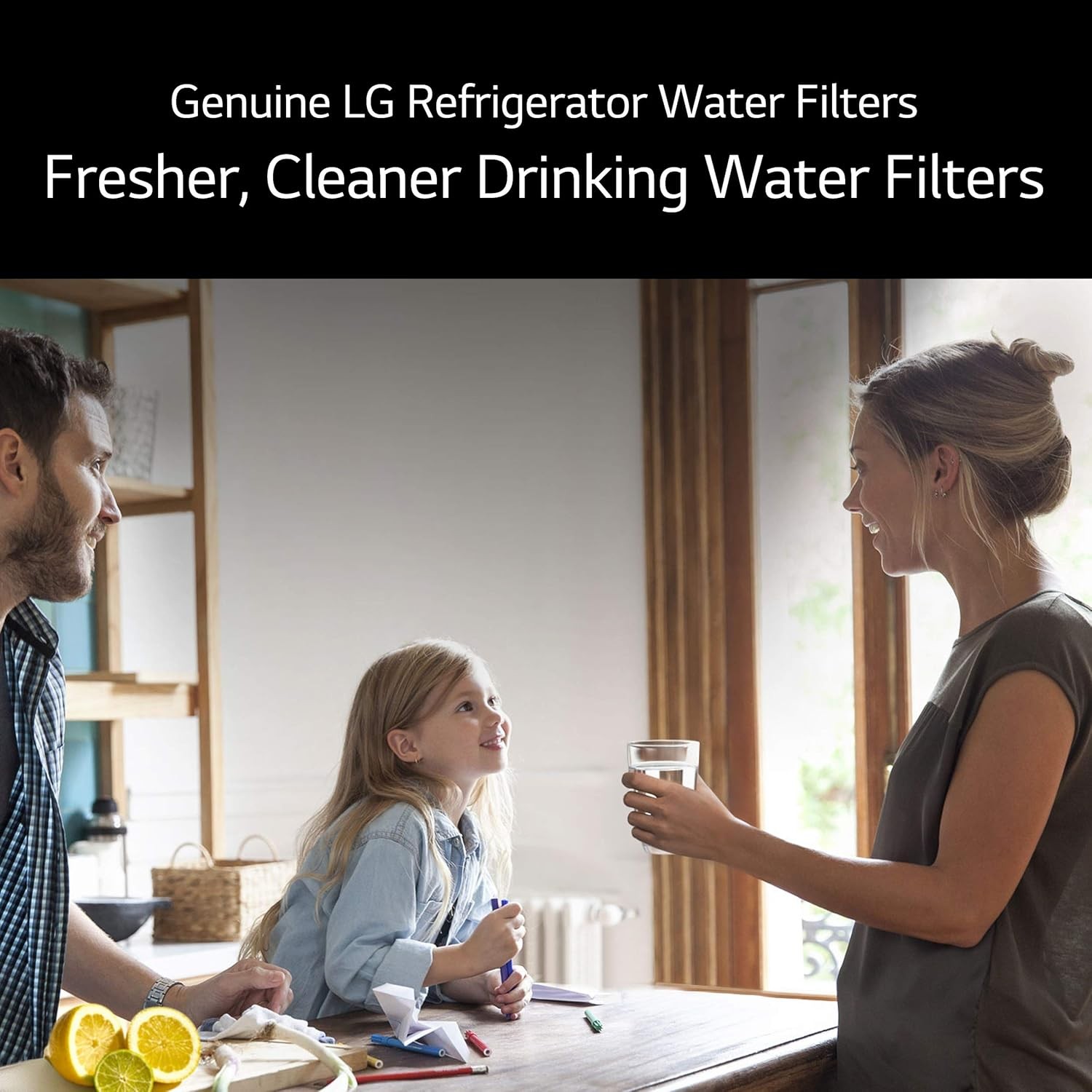 2 Pack LG LT1000P Refresh Refrigerator Ice Water Filter ADQ747935 GF-D706BSL USA