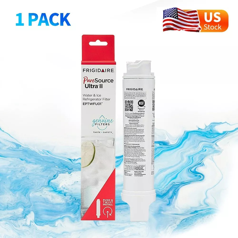 4 Pcs|FIt For Frigidaire EPTWFU01 Pure Source Ultra II Refrigerator Water Filter