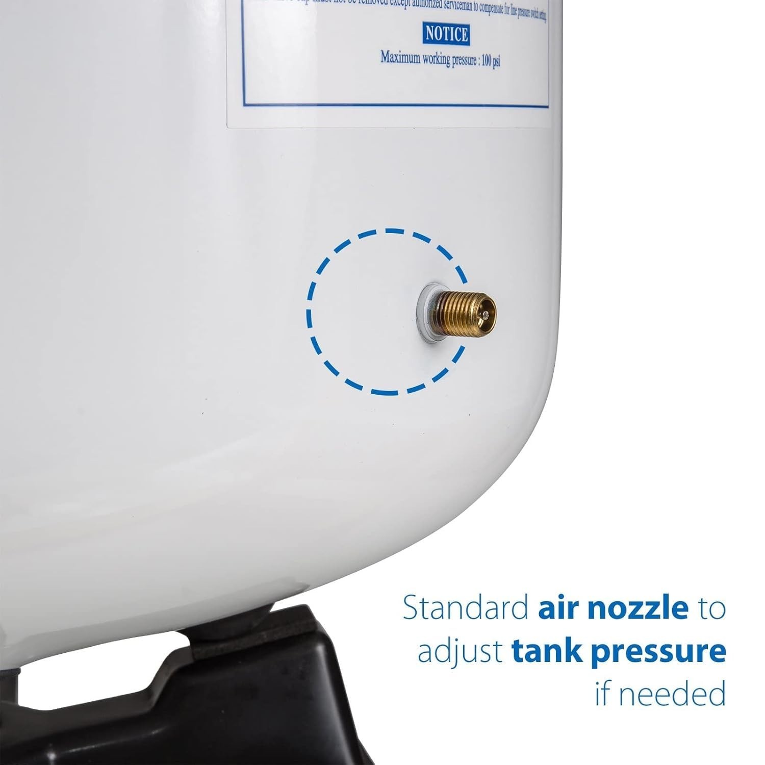 5.5 Gallon Water Tank for Effective Discharge in Vertical or Horizontal Position