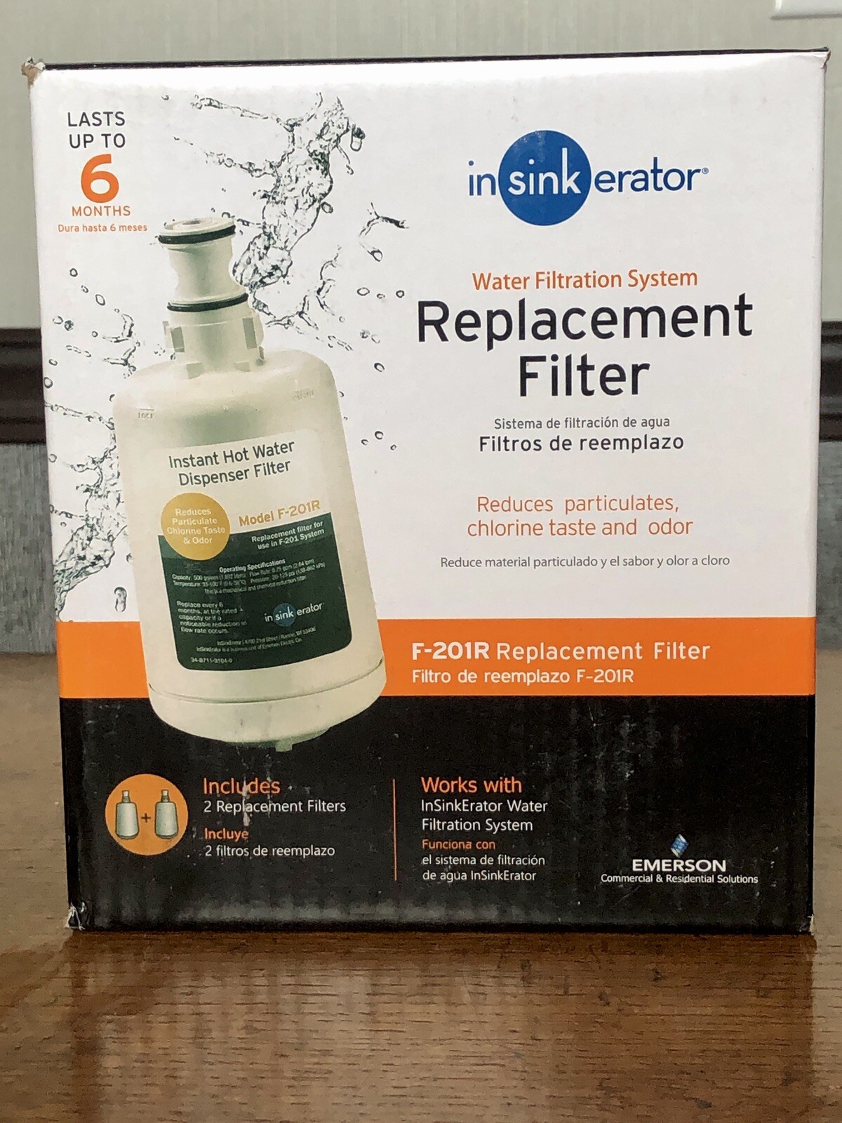 InSinkErator F-201R Replacement Water Filter 1 PACK ( 2 UNITS )