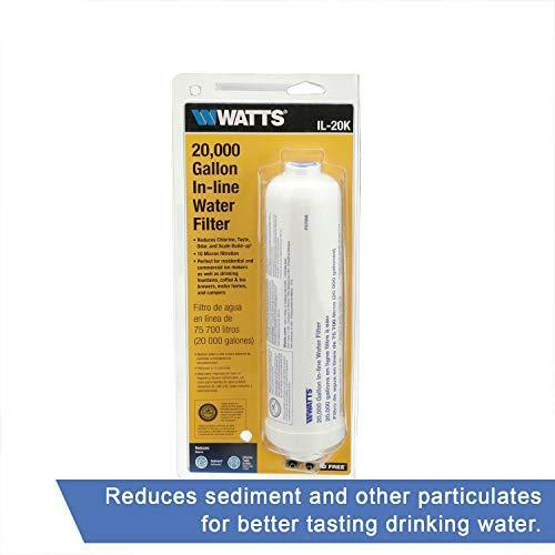 Watts Inline Water Filter 20,000 gallon Capacity- Inline Filter for