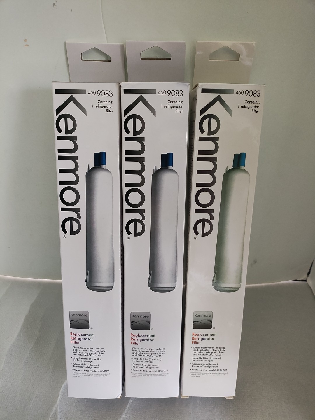 3-pack SEALED Kenmore 460 9083 Replacement Refrigerator 200 gal. Water Filter