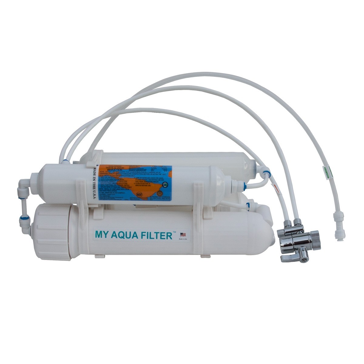 4-stage Basic Countertop Reverse Osmosis Water Purification System, 75 GPD