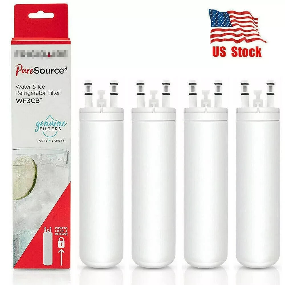 New 4 PACK Frigdaire WF3CB PureSource 3 Refrigerator Water Filter Sealed