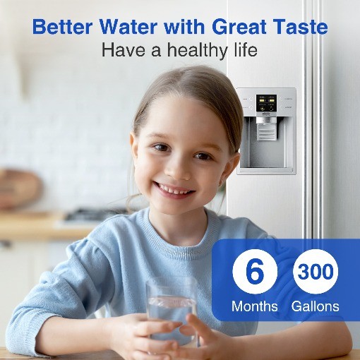 4 Pack Redypure Refrigerator Water Filter Replacement For LG LT700P, ADQ36006101