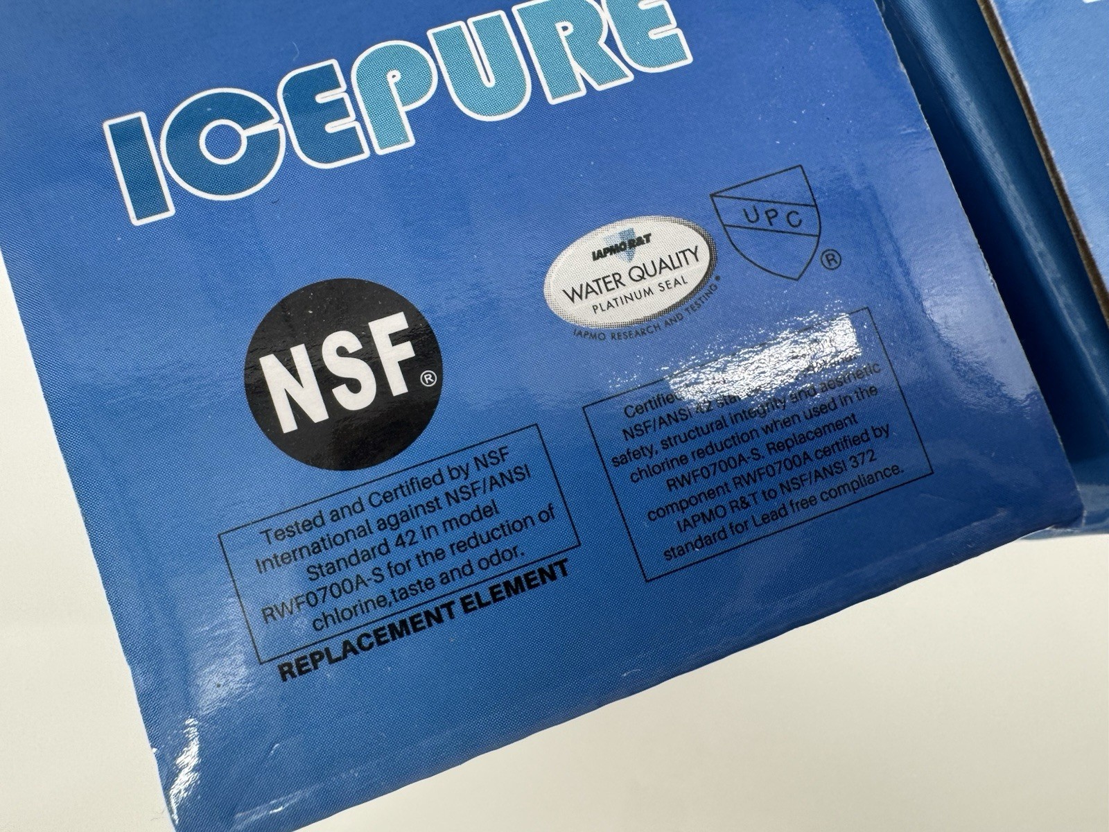 NEW – IcePure RWF0700A Water Filter 2 Pack