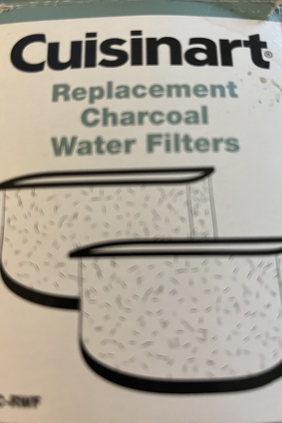 Cuisinart OEM Replacement Charcoal Water Filters DCC-RWF Lot 2 Filters