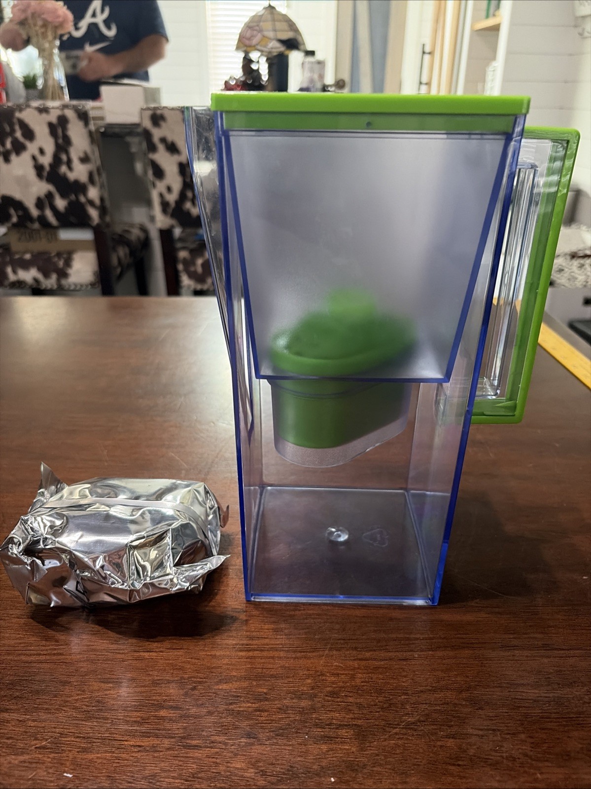 Turapur Hydrogen Water Filter Pitcher Green – Preowned + 1 New Filter