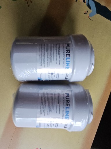 (2) PureLine Refrigerator Water Filters PL-100-S ~ PL-100 ~ 300 Gallons ~ Sealed