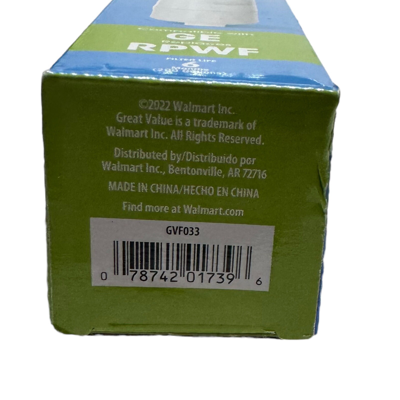 Great Value for GE RPWF (Not RPWFE) GVF033 Water Filter 1 Pack – NEW