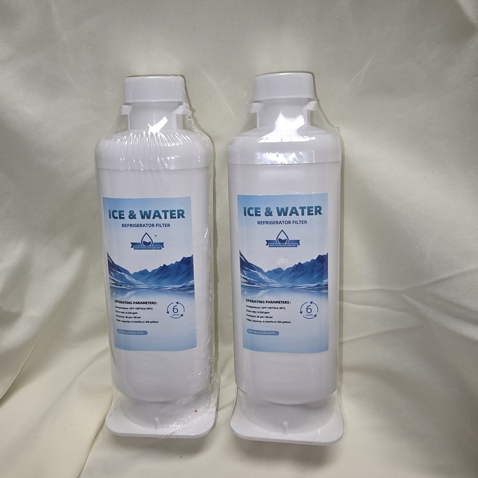 DA97-17376B Water Filter, Replacement for Samsung DA97-17376B (2pcs)