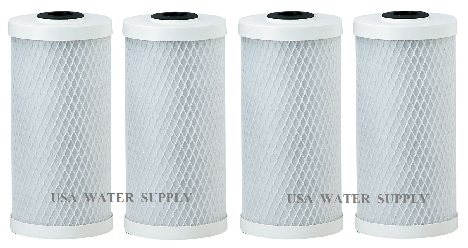 4 CTO Water Filters 10 x 4.5 Big Blue Whole House coconut shell Carbon Block