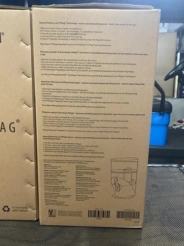 Nikken PiMag Waterfall Gravity Water Filter Alkaline Mineral System 13681 NIB🔥