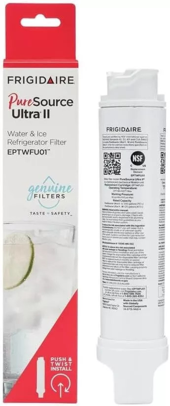 4 Pcs FIt For Frigidaire EPTWFU01 Pure Source Ultra II Refrigerator Water Filter