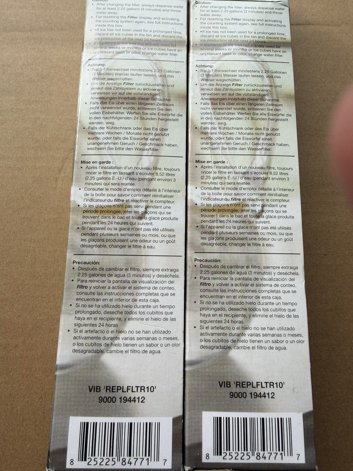 Bosch 9000194412 Ultra Clarity Replacement Refrigerator Water Filter 2 pack